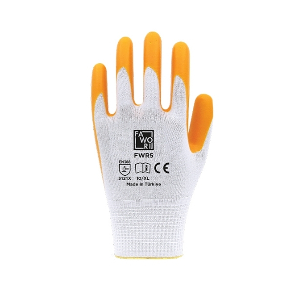 FWR5 Nitril Eldiven Sarı