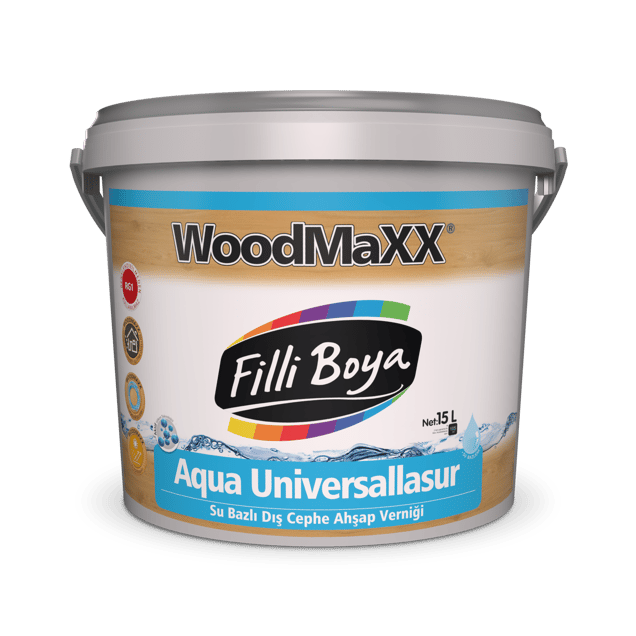 Filli WoodMaXX® Aqua Universallasur – Su Bazlı Dış Cephe Ahşap Verniği